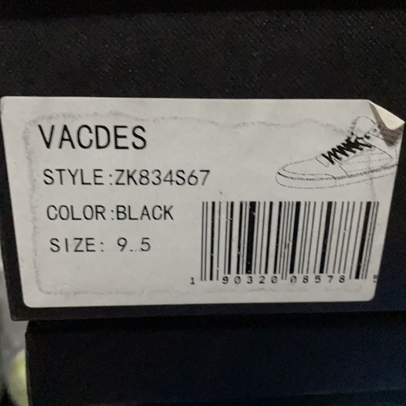 Zanzara Easy Black Sneaker FORB never worn (size 9.5 US). Cut a little big - Picture 7 of 7